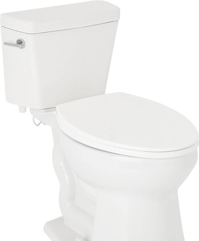 Signature Hardware 465210 Mosely Elongated Heated Toilet Seat with Soft Close and Night Light - White