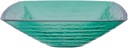 Novatto TIS-286G SAUNA Glass Vessel Bathroom Sink,Green