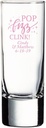 Personalized Color Printed Tall Shot Glass - Pop Fizz Clink - Pink - 72 pack