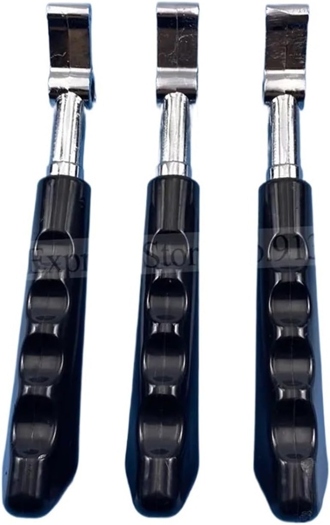 3 Hand Grips Fittings Handle Levers New Accessories,Compatible For BQL-818 Soft Ice Cream Machines Replacements Black Spare Parts