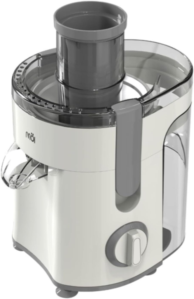 MOI 300W Juice Machine - Juice Extractor Machine with 32oz Pulp Container & 2.5 inch Feed Tube - Cold Press Juicer Machines for Fruits and Vegetables - Compact, Easy Clean, Masticating Juicer