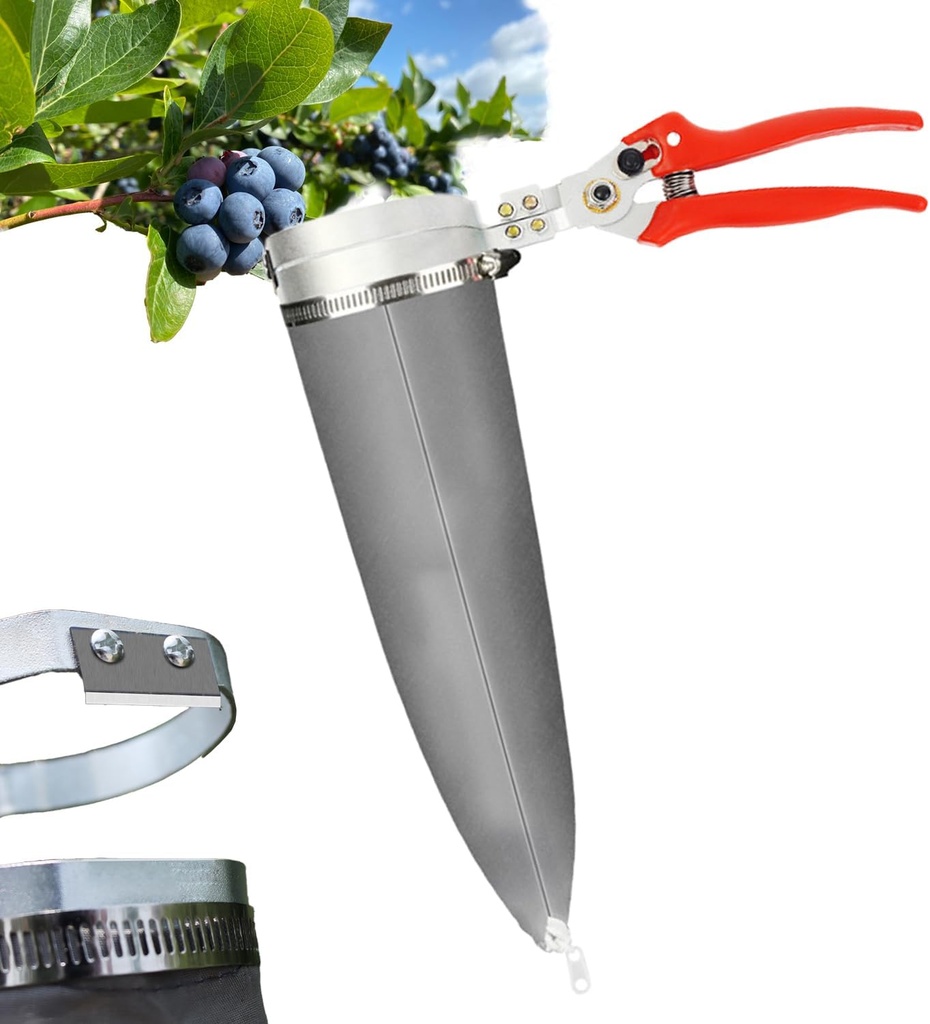 Blackberry picker, berry quick picking tool, fruit picking equipment with razor to avoid thorns in the bushes from hurting your skin