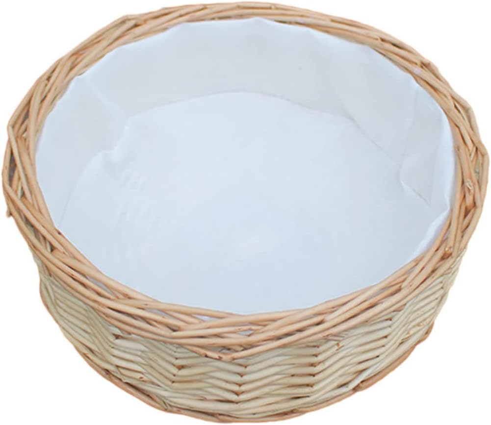 ABOOFAN 1set Natural Rattan Bread Basket for Kitchen Storage Multi-functional Bun and Organizer for Home and Bakery Use and Food Basket