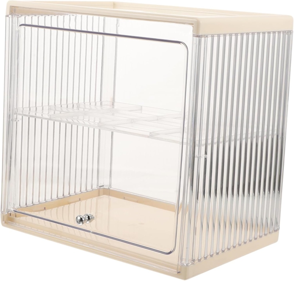 Clear Storage Container Elegant Kitchen Organizer for Bread Snacks and More Lightweight Plastic Food Box for Space Saving Storage