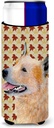 Australian Cattle Dog Fall Leaves Portrait Ultra Beverage Insulators for slim cans