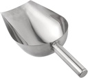 Garneck 1Pc Stainless Steel Ice Scoop Shovel Multi-purpose Grain Rice Shovel for Food Ice Cubes Nuts and More Kitchen Tool for Parties Home Use