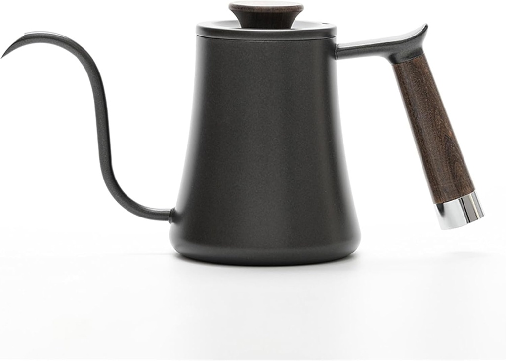Stainless Steel Long Spout Pour Over Coffee Kettle for Home Use-Black