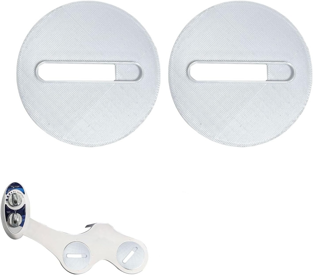 Bidet Bolt Cover Compatible with Luxe Bidet Neo 185&120 - Bidet & Bidet Parts Attachment to Prevent The Accumulation of Dust (2)