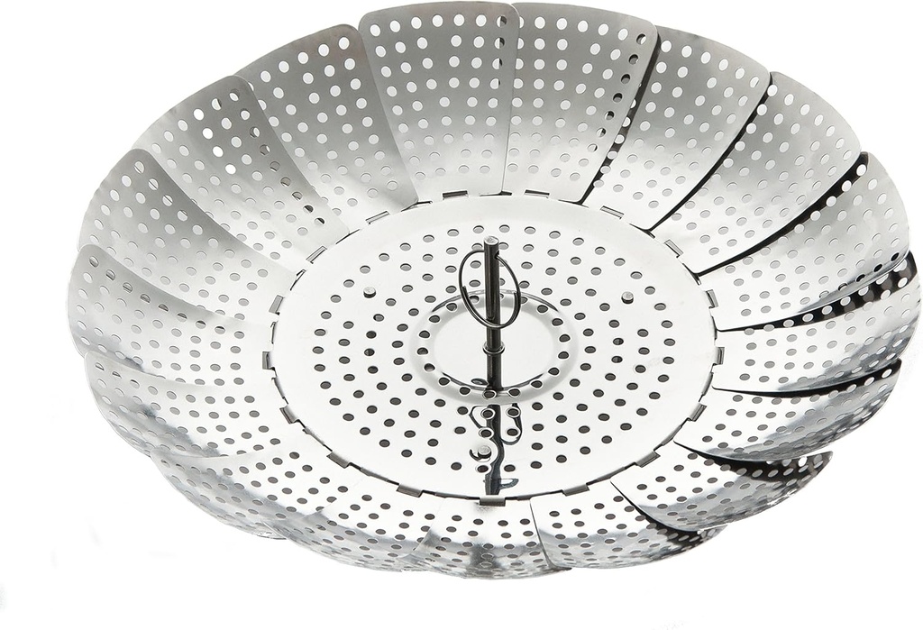 ExcelSteel Foldable Vegetable Steamer, Stainless Steel