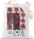 ENSIANTH In My Alastor Era Tote Bag Cartoon Characters Fans Gift Alastor Demon Lover Reusable Grocery Bags Anime Merch (Alastor Era bag), Large