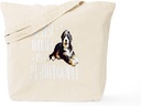 CafePress Bernedoodle Tote Bag Reusable Natural Beige Canvas Shopping Bag