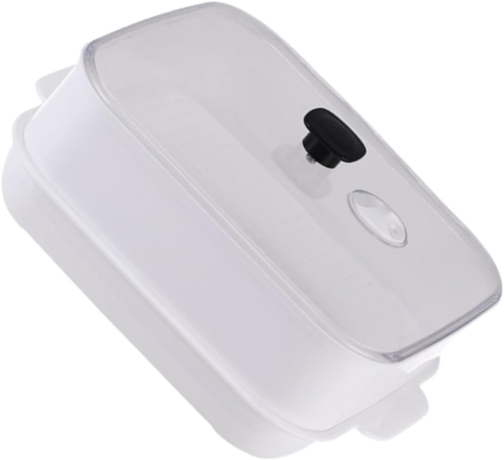 Healifty Microwave Oven Steamer Food Steamer with Vent and Hump Design for Non Slip Use Kitchen Supplies for Fast and Convenient Cooking