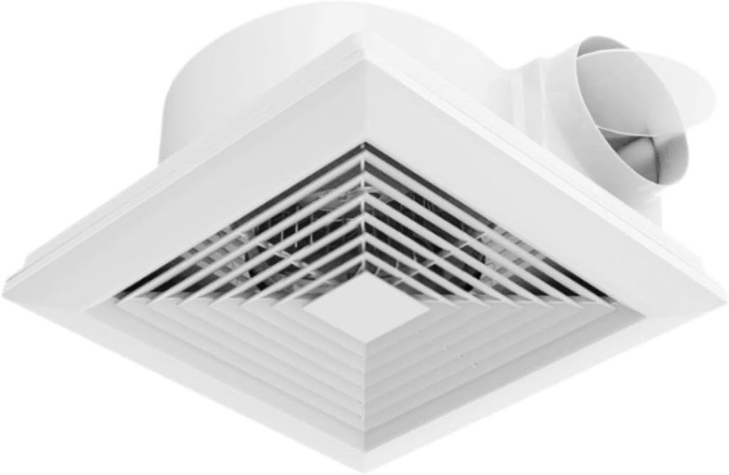 Bathroom Exhaust Fan, Bathroom Fan. Efficient Ventilation Fans, Quiet Durability Exhaust Ventilation Ceiling Mount, 8 inch