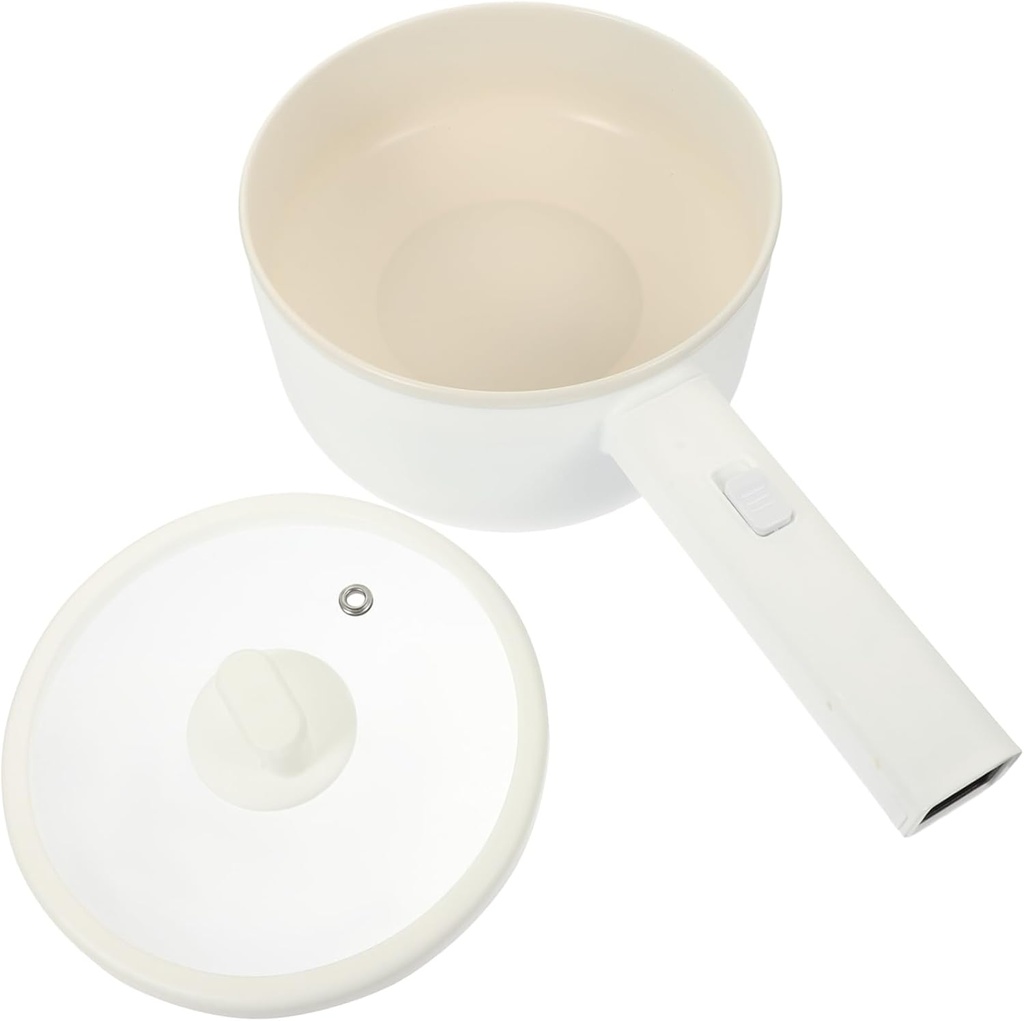 Veemoon Ramen Noodle Cooker Pot Lid Electric Griddle Nonstick Steam Pots Stockpots Healthy Non-stick Coating