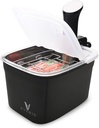 EVERIE Sous Vide Container 12 Quarts with Collapsible Hinge Lid and Container Sleeve Compatible with Anova Nano AN400 and AN500-US00 and Mini and Instant Pot Sous Vide Cooker, KIT-1202-NANO