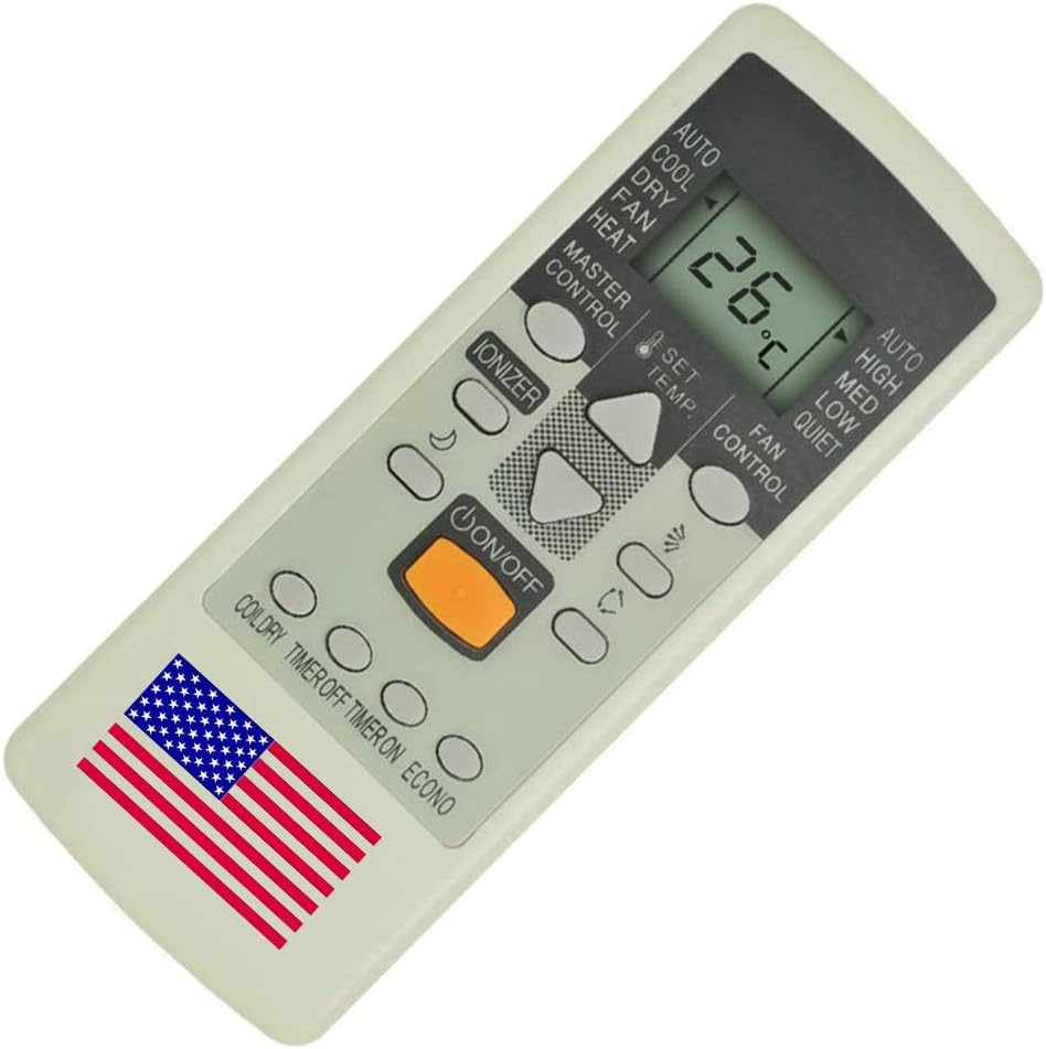 Replacement Remote Control for Fujitsu AR-JE6 AR-PV1 AR-JE4 AR-WS4 AST9LSACW AST12LSACW ASH12LSACW Room Air Conditioner