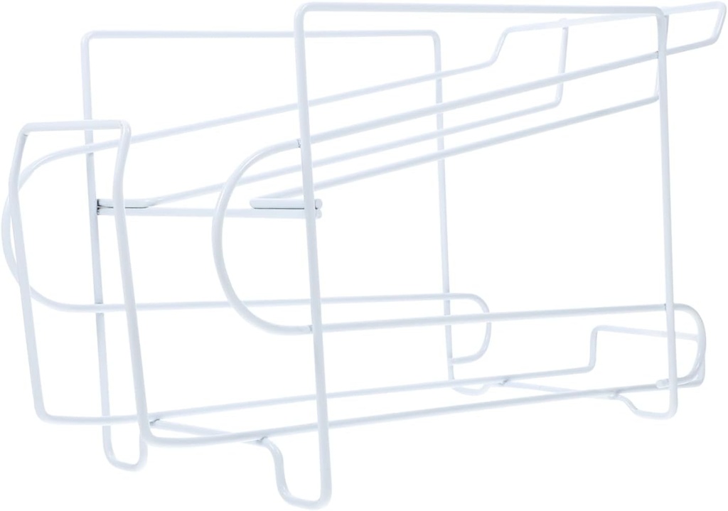 KICHOUSE Soda Can Storage Holder Iron Beer Rack Sturdy Beer Shelf 10 Can Capacity for Kitchen Bar Fridge