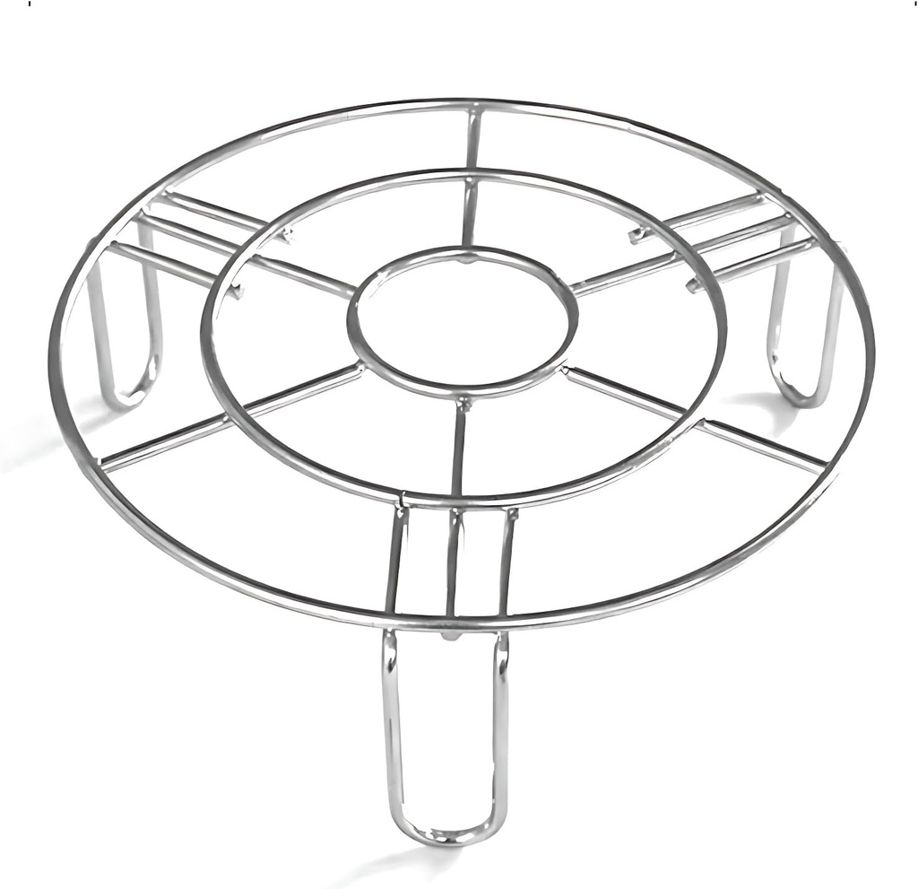 5.5 Inch Cooking Rack with 1.8" Height Legs Round Stainless Steel Baking and Cooling Steaming Rack Cookware Fit for Air Fryer Instant Pot Pressure Cooker Canning (Height 1.8",5.5"/14cm)