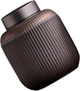 Large Tea Canister Ceramic Tea Jar Striped Lid Airtight Container for Cookies