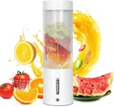 Portable Blender 450ml, USB Rechargeable Electric Juicer Machines, Self Cleaning Juicer Cup, Compact Juice Extractor for Orange, Lemon, Limes, 4000mAh