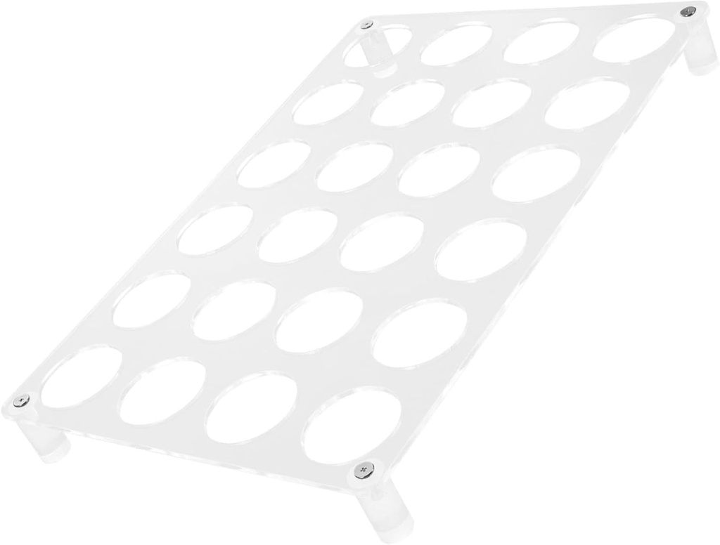 OUNONA Coffee Capsule Holder 24-Slot Coffee Storage Rack Lid Organizer Accessories and Kitchen Use