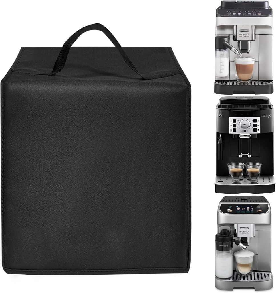 Dust cover for De'Longhi Magnifica Evo ECAM29084SB /Plus Fully ECAM32070SB /Start ECAM22080SB /S ECAM22110B Automatic Espresso & Coffee Machine,Heavy Duty Waterproof Cover Case