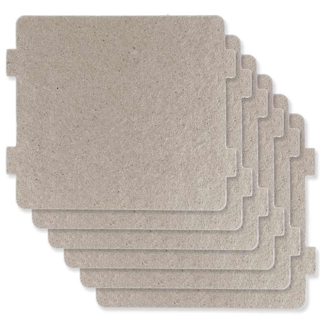 6pcs Microwave Waveguide Cover Universal Mica Sheet Microwave Oven Parts Microwave Oven Repairing Part for Home Office Kitchen Restaurant