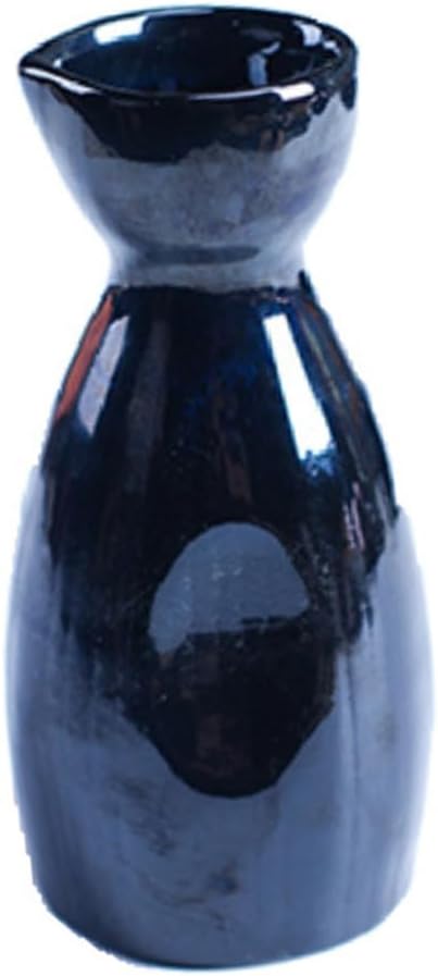 Garneck Japanese Style Ceramic Sake Pot Unique Kiln Change Water Jar for Sake Tea Wine Coffee Home Office and Parties