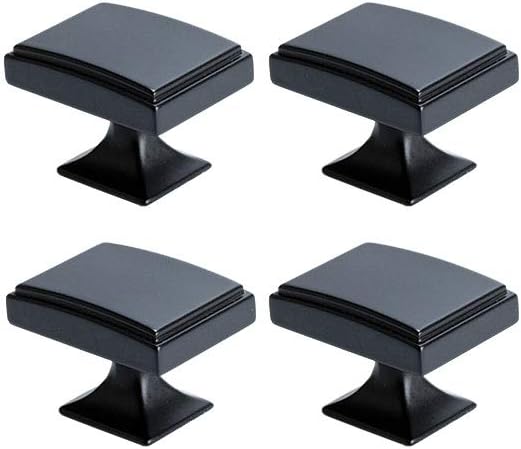 Berenson 4086-1055 1-9/16" X 1-1/8" Knob Hearthstone Matte Black (4)