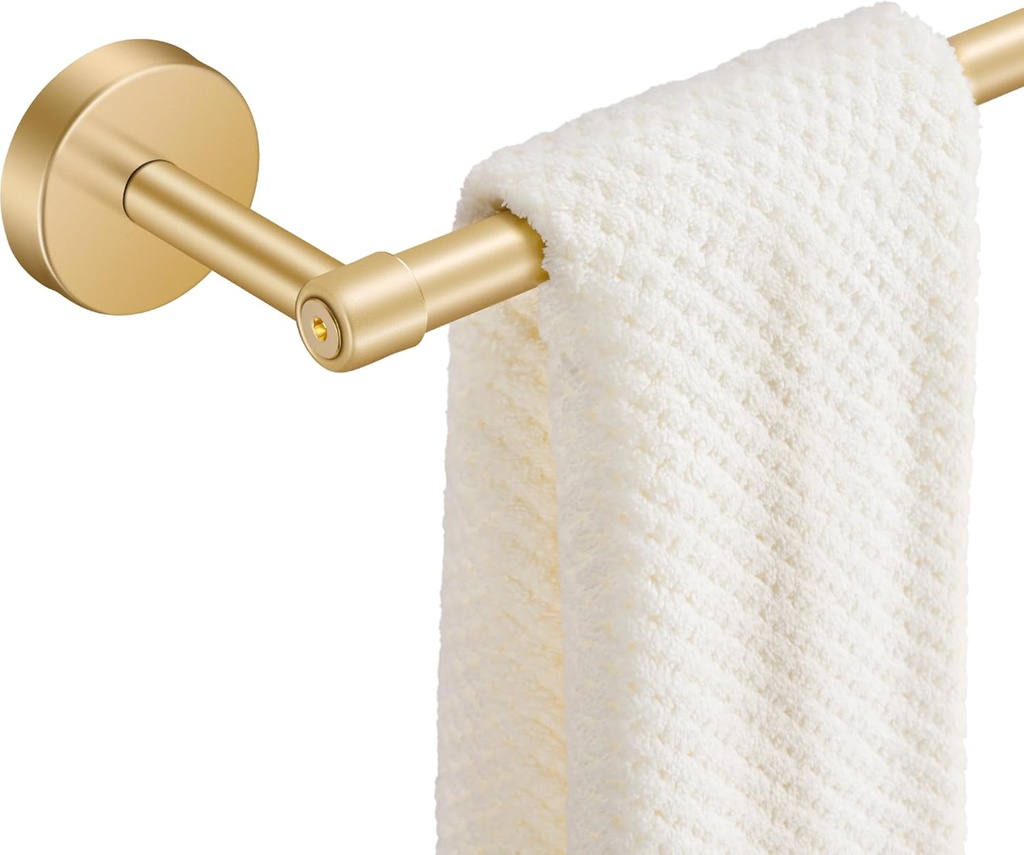 30-Inch Bathroom Towel Bar, Modern & Stylish Stainless Steel Bath Towel Rack Wall Mounted, Glittery Gold