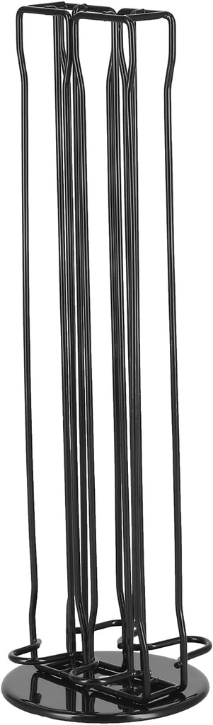 Coffee Capsule Rack 360° Rotatable Metal Coffee Capsules Holder Rack Simple Design Holds 40 Coffee Pods for Coffee Capsule Storage