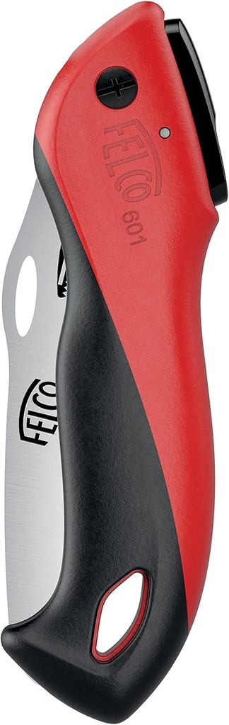 FELCO 601 Folding Pruning Saw – Compact Pull-Stroke Saw for Gardening & Vineyard Use | Tree Branch Cutter | Folding Handsaw with Chrome-Plated 4.7" Blade, Non-Slip Handle, Blade Lock, Swiss Precision