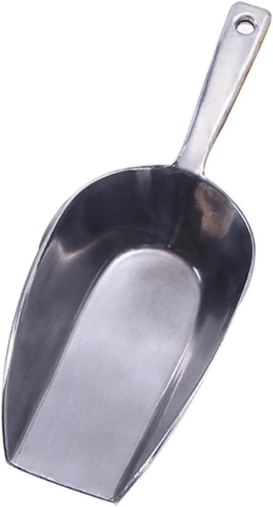 Aluminum Alloy Ice Scoop Powder Protein Flour Shovel Ice Spade for Kitchen Restaurant Lightweight Easy Clean Multi-function Scoop for Home Use