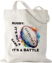Aesthetic Tote Bags for Women Rugby Items Rugby Girl Gifts Football Soccer Bag Football Mom Gifts Soccer Tote Bag Team Coach Gifts Sport Fans Gifts for Football Lovers Players