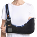 Velpeau Arm Sling Shoulder Immobilizer for Women and Men, fit Left or Right Arm - Rotator Cuff Support Brace - Medical Sling for Shoulder, Clavicle, Elbow Injury (Comfort type, Large: Bust 33.5″-41″)
