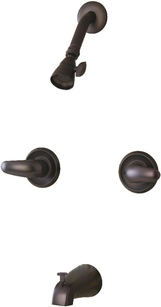 Kingston Brass KB245LL Legacy Tub and Shower Faucet, Oil Rubbed Bronze