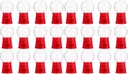 Amosfun 24pcs Mini Gumball Machines Plastic Candy Bank Twist Candy Bean Vending Machine Dispenser Easter Day Party Supply 2.79 X 2.75 X 1.37 Inches