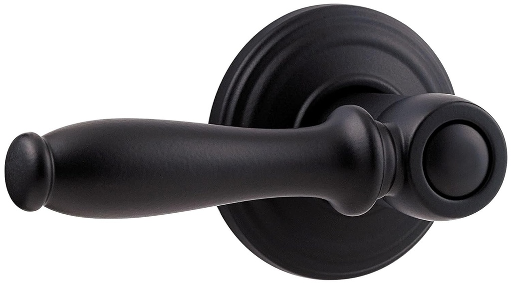 Kwikset 788ADL-514 Ashfield Lever Half Dummy Iron Black Finish