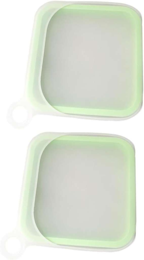 Unomor 2Pcs Reusable Sandwich Storage Box Versatile Outdoor Container for Bread and Toast with Hanging for Kitchen Bakery and Shop Use