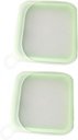 Unomor 2Pcs Reusable Sandwich Storage Box Versatile Outdoor Container for Bread and Toast with Hanging for Kitchen Bakery and Shop Use