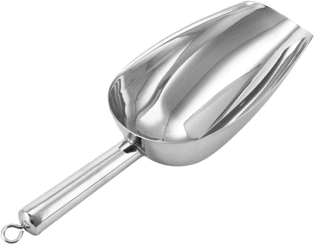 Stainless Steel Multipurpose Scoop Shovel Scoop for Flour Grains Ice Bar Candy