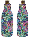 Paisley Pattern Beer Bottle Coolie 2 Pack