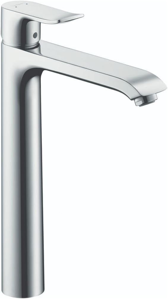 hansgrohe Metris Modern Upgrade Easy Install 1-Handle 1 5-inch Tall Bathroom Sink Faucet in Chrome, 31082001