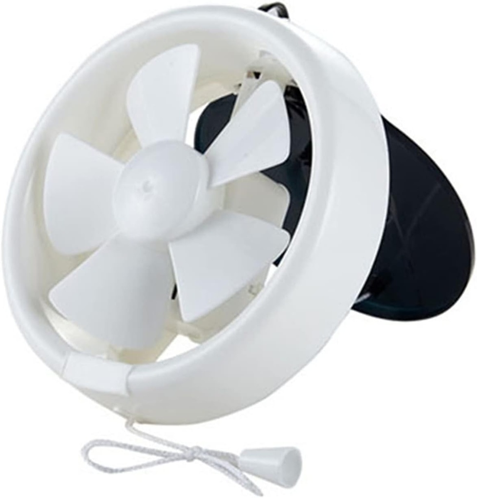 ventilation fan 6 Inch Round Window Ventilating Fan Kitchen Exhaus Fan Bathroom Glass Window Ventilating Fan with Drawstring and Cover,25W ventilating fan, 20010125