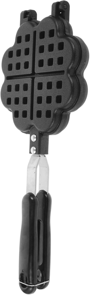 Portable Double-sided Waffle Maker Cake Mould for Pancakes Bread Desserts Non-stick Baking Tool for Home Bakery Use