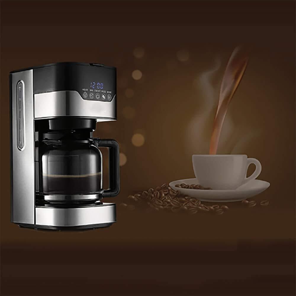 Coffee Machine Household Drip Type Automatic Appointment Insulation Steam Tea Maker Glass Coffee Health Drinking