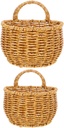 Handwoven Wall Hanging Storage Basket for Kitchen Woven Storage Basket for Onion Ginger and Garlic Decorative Organizer for Home