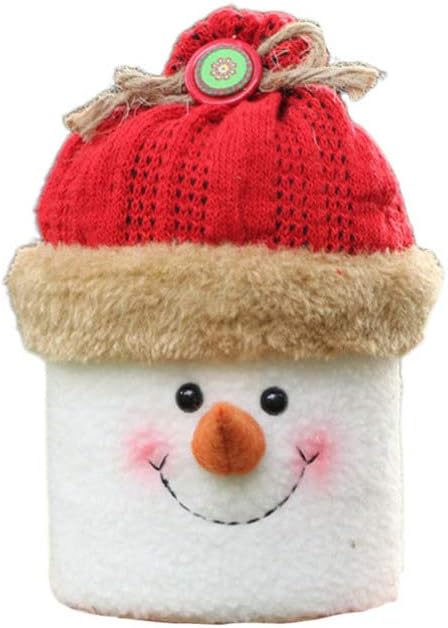 NUOBESTY Christmas Candy Jar Christmas Box Snowman Cookie Jar Christmas Party Favor Treat Box
