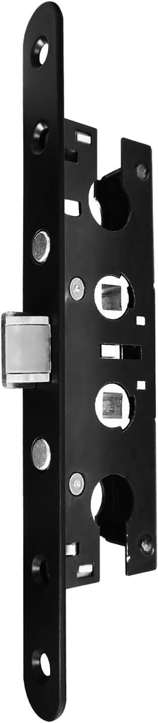 Storm Door 2 Piont Mortise Lock Body Replacement Fit for Pella Storm Door Handle Set Part (Black)