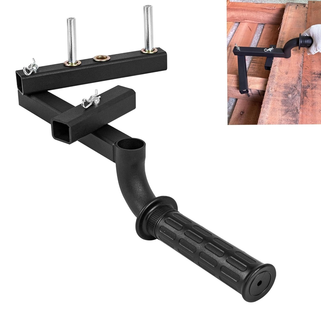 Decking Straightening Tool, Heavy Duty Steel Adjustable Deck Tool Straightening and Bending Boards, Srtaightener to Tighten up The Gaps,Universal Fit for Wood Decks